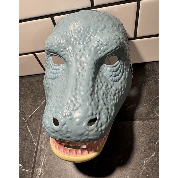 Vintage Halloween Mask Weird Unusual Retro Dinosaur Lizard K&M International1996 - Picture 3 of 9